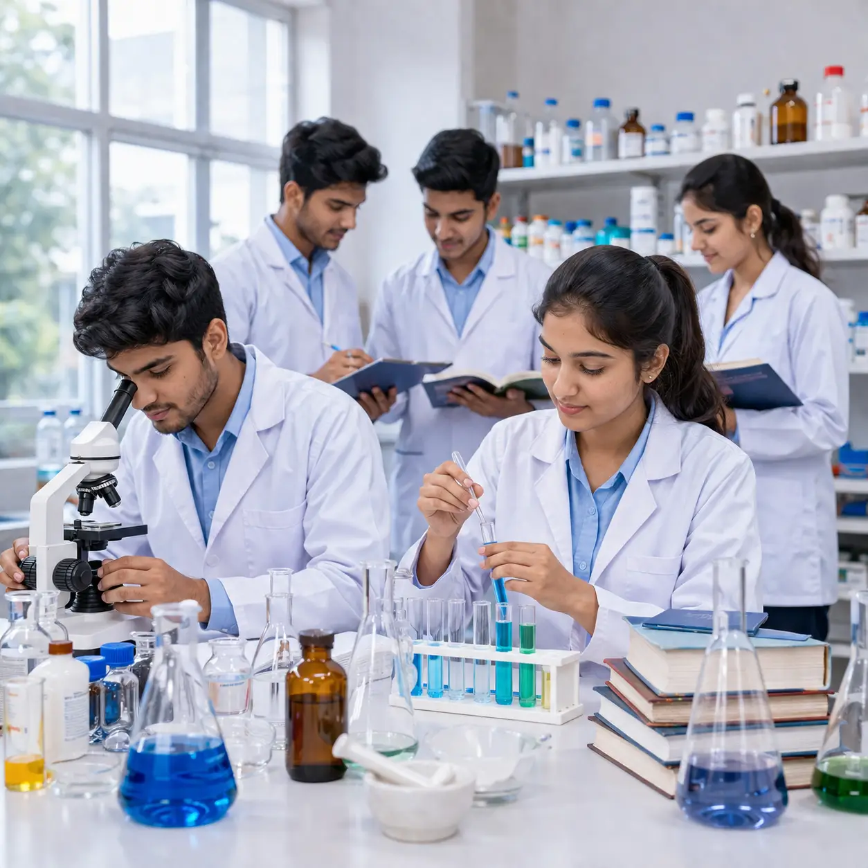 B Pharma course at B Cube Pharmacy Academy